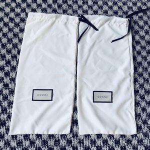 *SOLD* Gucci Drawstring Dust Bag X2 Authentic
